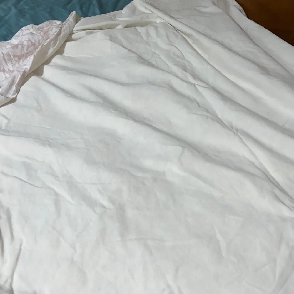 Pottery Barn leaves Floral Medallion Linen Blend Duvet Cover king